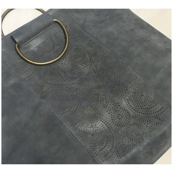 Laser Cut Gray Bag - Picture 3 of 5